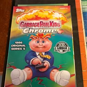 Topps Garbage Pail Kids Chrome Box Art - Teal, Green, Orange, Pink